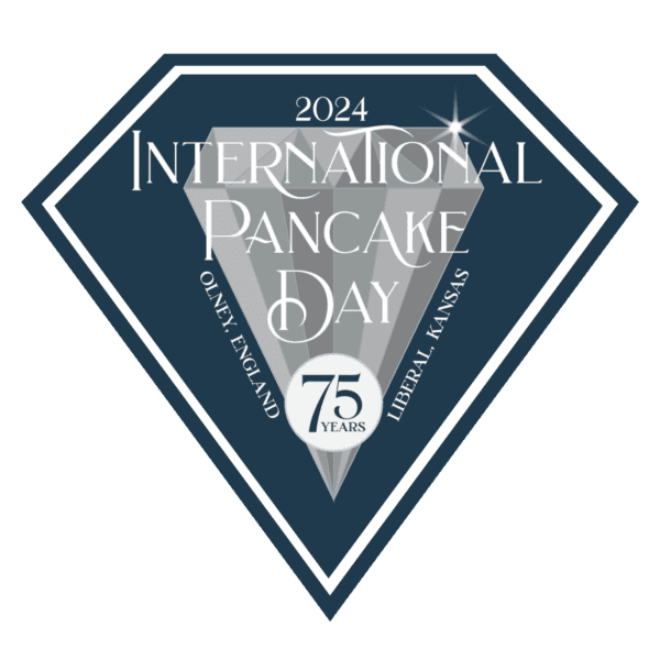 Pancake day Diamond Logo Transparent (5 x 5 in)